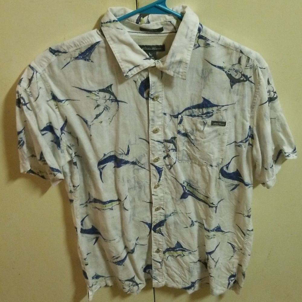 Eddie Bauer Button Down T Shirt